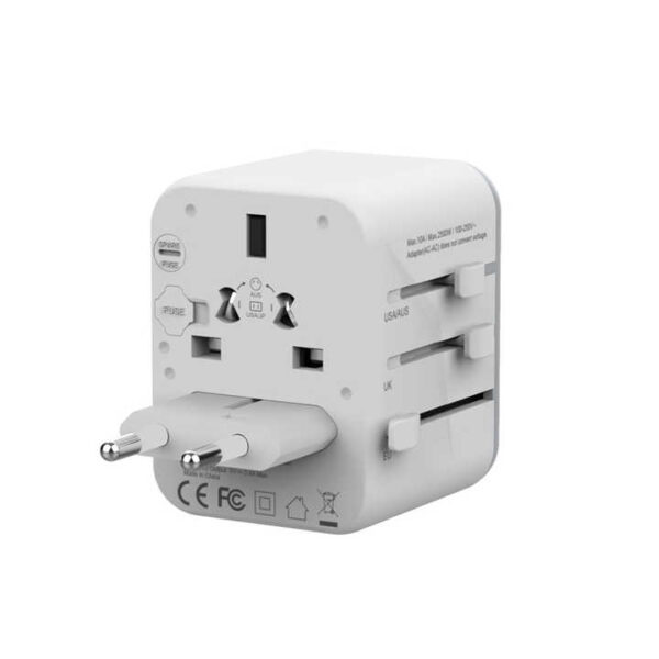 Dual USB Wall Charger – Compact Electric Plug Adapter | Fast Charging - Image 2