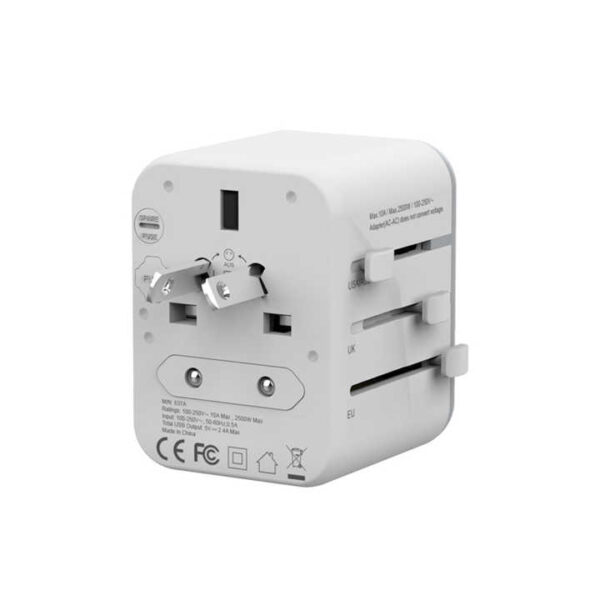 Dual USB Wall Charger – Compact Electric Plug Adapter | Fast Charging - Image 3