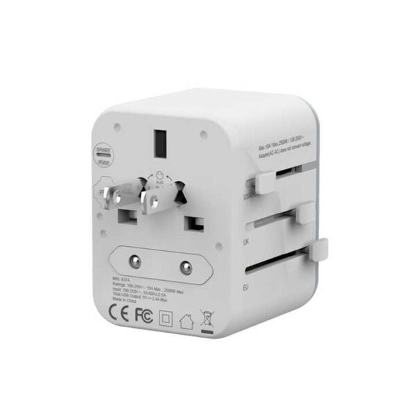 Dual USB Wall Charger – Compact Electric Plug Adapter | Fast Charging - Image 4