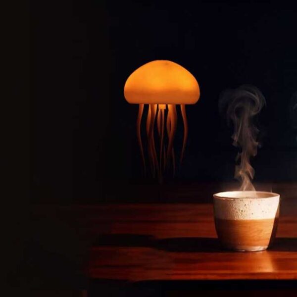 LED Jellyfish Lamp – Voice Control | Automatic Dancing Night Light - Image 3
