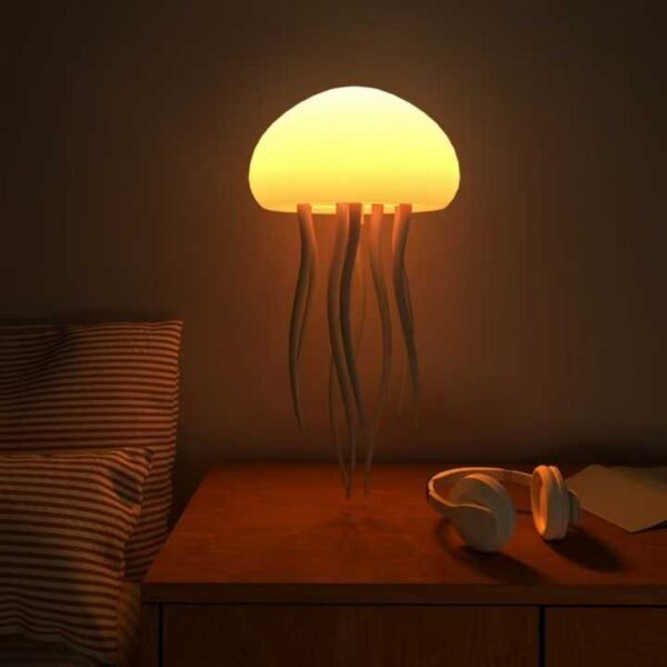 LED Jellyfish Lamp – Voice Control | Automatic Dancing Night Light